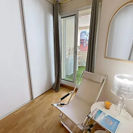 Rue D'antibes Wide 1 Bdr W Terrace - Quiet In Scenery *